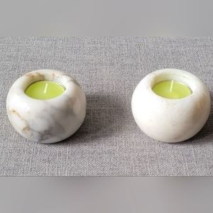 Marble Candle Holders